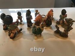 10 Pieces Vintage W. Germany Goebel Hummel Figurines 3.5 6