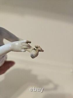 1700's to 1800's Meissen porcelain figurine damage Dancing Lady Germany Antique