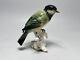 1930s Antique German Karl Ens Porcelain Figurine Blue Tit Bird Figure Withlabel