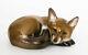 1950 Rosenthal Vintage Porcelain Statue Figurine Fox Marked Made In Germany