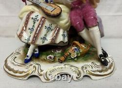 1960s Vintage Volkstedt Kammer Porcelain Figurine 7X7 Marked