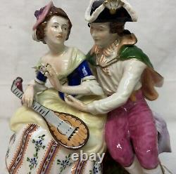 1960s Vintage Volkstedt Kammer Porcelain Figurine 7X7 Marked