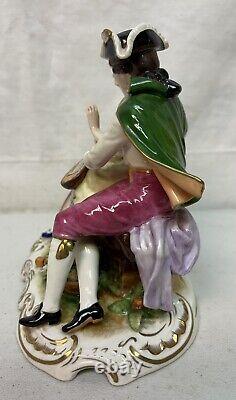 1960s Vintage Volkstedt Kammer Porcelain Figurine 7X7 Marked