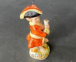 19th Century Meissen Germany Uniformed Boy Porcelain Figurine