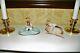 2 Naughty Miniature Bisque Figurinesbathing Beauty Riding Pig & Woman Withlegs Up