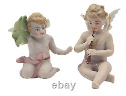 2 VINTAGE Porcelain Cupid Figurines GERMANY