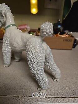 Absolutely Exquisite 1953 Vintage German Rosenthal Karner White Porcelain Poodle