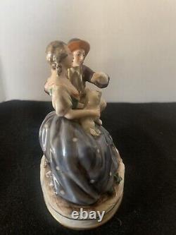 Ackermann & Fritze Volkstedt Thuringia Germany 1908 1951 Figurine Signed