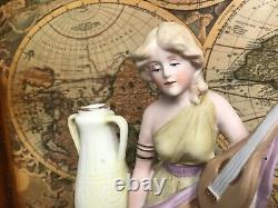 Antique 1880s German Gräfenthal Schneiders DEP bisque porcelain figurine