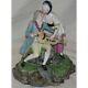 Antique 18th Germany Original Rare Polychrome Porcelain Figurine Höchst Marked