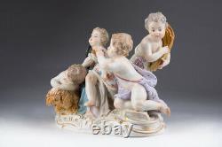 Antique 19th Germany Large figurine MEISSEN Summer from the cycle Seasons 18 cm