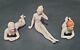 Antique Art Deco Hertwig Bisque Nude Women Figurines Set Of 3 Bathing Beauty