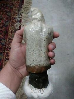 Antique Christmas Belsnickle Paper Mache Santa Clause Candy container