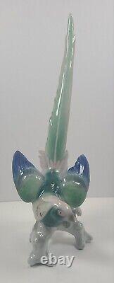 Antique Fasold & Stauch German Porcelain Bird Figurine Sculpture Long Tail 10