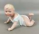 Antique Gebruder Heubach Crawling Piano Baby Bisque Figurine, Germany