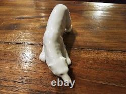 Antique Gebruder Heubach Walking Polar Bear German Porcelain Figurine 1910-1945