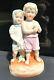 Antique German Boy And Girl Figurine Circa Late 1800's Collectible Shutz-marke