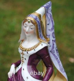 Antique German Dressel Kister Medieval Queen Porcelain Figurine Rare