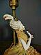 Antique German Dressel Kister Porcelain & Lace Half Doll Lamp Pin Figurine