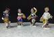 Antique German Poppelsdorf Porcelain Figurine Miniatures, 4 Pcs, 3 High