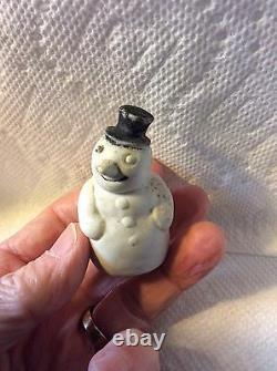 Antique German Porcelain Christmas Snowman