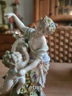 Antique German Volkstedt Porcelain Figurine 19 century