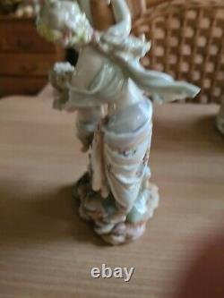Antique German Volkstedt Porcelain Figurine 19 century
