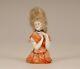Antique German Porcelain Half Doll Goebel Marked Arms Away Pincushion