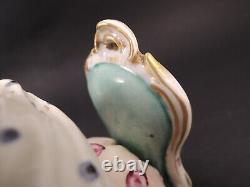 Antique Germany porcelain figure figurine Lady sitting on a chair