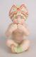 Antique Heubach Germany Bisque Baby In Bathing Cap Blowing Kisses 4 Figurine