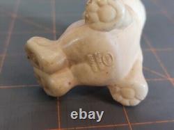 Antique Juno Germany Bonzo Bulldog Dog Celluloid Figure Broken Face