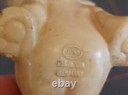 Antique Juno Germany Bonzo Bulldog Dog Celluloid Figure Broken Face