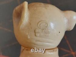 Antique Juno Germany Bonzo Bulldog Dog Celluloid Figure Broken Face