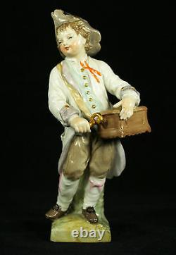 Antique Kpm Berlin Germany Porcelain Figurine Of A Young Gentleman