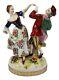Antique Ludwigsburg Porcelain Figurine Man Lady Dancing Couple