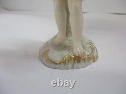 Antique Meissen Grape Picker Boy Figurine. Slight Damage