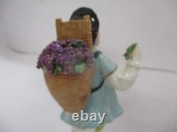 Antique Meissen Grape Picker Boy Figurine. Slight Damage