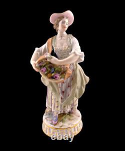 Antique Meissen Porcelain Figurine 19th Century