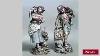 Antique Pair Of German 19th Cent Meissen Porcelain Figures