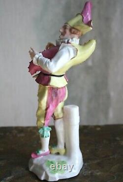 Antique Porcelain Punch Commedia del Arte Jester Samson Meissen Figurine