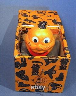 Antique Pumpkin Head Jack in the Box