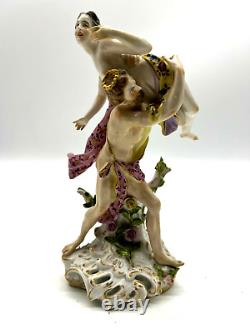 Antique Rare 19th Original Meissen Style Figurine Abduction of Persephone