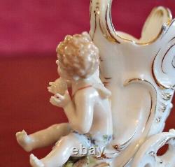 Antique Rare German'Volkstedt' Porcelain Cherub Figurine, 1787-1799