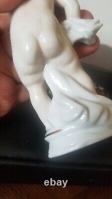 Antique Rosenthal #496 Cherub Putti withDog M H Fritz Figurine Excellent Condition