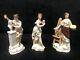 Antique Rudostadt Volkstedt Muse Mini Figurines Germany Set Of 3