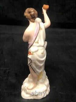 Antique Rudostadt Volkstedt Muse Mini Figurines Germany Set of 3