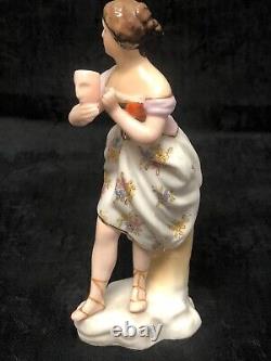 Antique Rudostadt Volkstedt Muse Mini Figurines Germany Set of 3