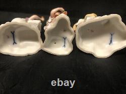 Antique Rudostadt Volkstedt Muse Mini Figurines Germany Set of 3