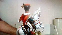Antique S A German Porcelain Officer On Horseback Superb Cond