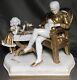 Antique Scheibe Alsbach Napoleon Porcelain Figurine Chut Papa Dort Germany Gold